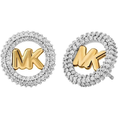 Michael Kors Třpytivé bicolor náušnice pecky Premium MKJ8560931