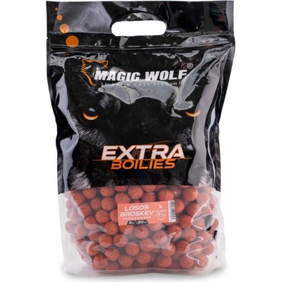 Magic Wolf Losos/ broskyňa EXTRA Boilies 20 mm 3 kg