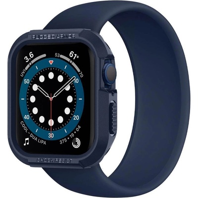 Spigen Хибриден кейс с висока степен на защита за Apple Watch 44мм, 45мм - Spigen Rugged Armor Case (син) (ACS02224)
