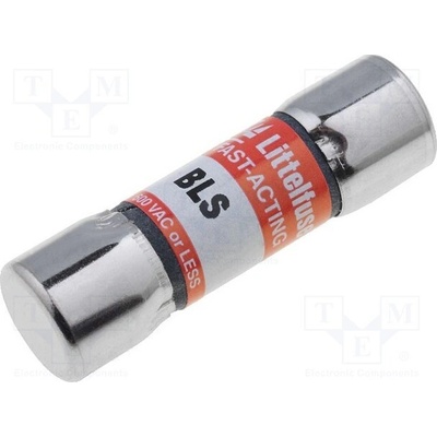 LITTELFUSE 0BLS002.T Pojistka: tavná; keramická,kulatý,průmyslová; 2A; 600VAC; rychlá