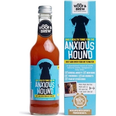 Woof & Brew Bylinné tonikum pro psy proti stresu 330 ml