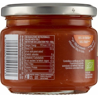 Alce Nero marhuľový džem 270 g
