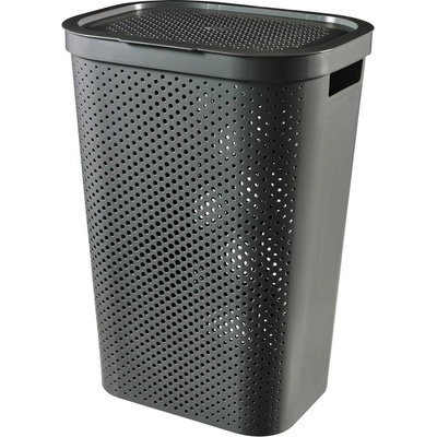 Curver Infinity Hamper 60 l tmavosivý