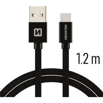 Swissten 71521201 USB - USB-C, 1,2m, černý