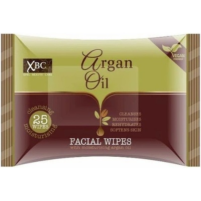 Xpel Argan Oil hydratační a čisticí vlhčené ubrousky s arganovým olejem 25 ks