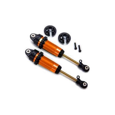 Traxxas амортисьор GTR xx-дълъг оранжев PTFE TiN (2)