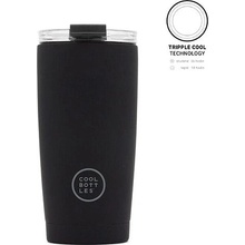 Cool Bottles Nerezový termohrnek Mono Black 550 ml