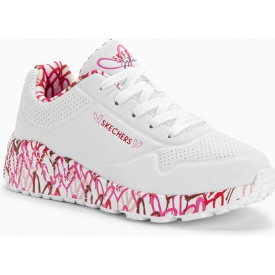 Skechers detské tenisky Uno Lite Lovely Luv white/red/pink