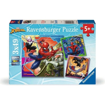 RAVENSBURGER Marvel Spider-Man 3x49 dílků