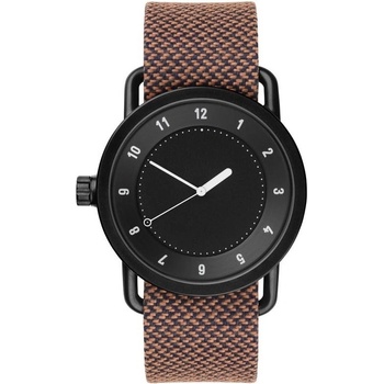TID Watches No.1 Black / Rust Twain Wristband