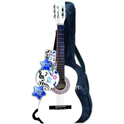 Bontempi Дървена Китара с презрамка, чанта и стикери - Bontempi