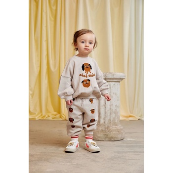 Mini Rodini Детски памучен спортен панталон Mini Rodini Doggies (26130126)