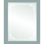 InterCeramic Огледало за баня InterCeramic ICM 1023/80 - 60×80 см, без рамка, медно-свободно стъкло (ICM 1023/80)