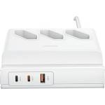 USAMS Разклонител USAMS Listwa zasilająca 65W Super SiFast Charging Extensio (Usa001154)