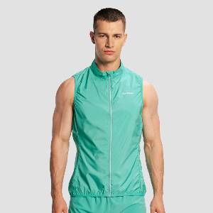 GymBeam Мъжки спортен елек за бягане Pulse X Green M