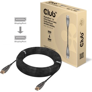 Club 3D Кабел Club 3D - CAC-1079 (DisplayPort 1.4 Active Optical Single M/M, 8K60Hz, 20 m) (CAC-1079)