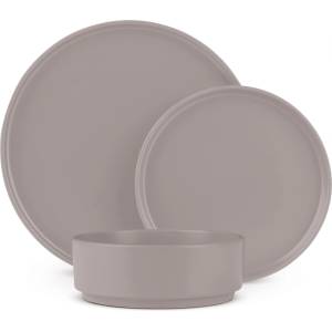 Berlingerhaus Сервиз чинии от каменина Taupe 18 части 55563 (BH/10006)