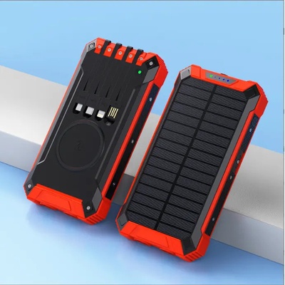 BOT SP5 1 panel 30000mAh s kabely Červená