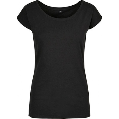 Built your Brand Wide Neck Černá