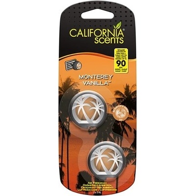 California Scents Mini Diffuser Monterey Vanilla 2 x 3 ml