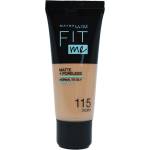 Maybelline Fit Me Matte + Poreless Foundation 30 ml make-up 115 ivory