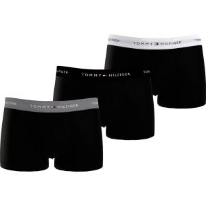 Tommy Hilfiger Боксерки Tommy Hilfiger 3-Pack Logo Waistband Trunks - Black