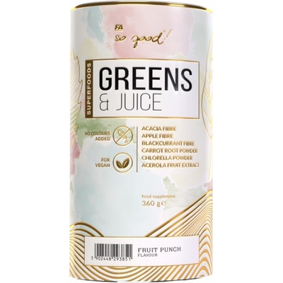 Fitness Authority Welness Greens & Juice Fruit Punch 360 g