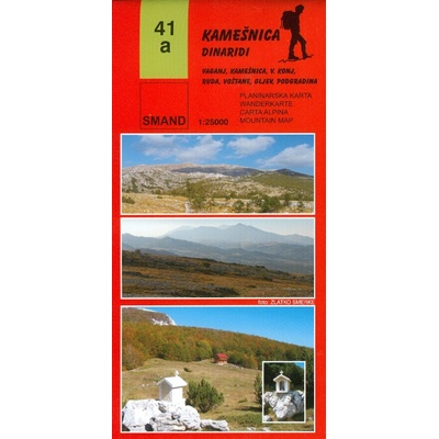 mapa Kamešnica, Dinaridi 1:25 t.