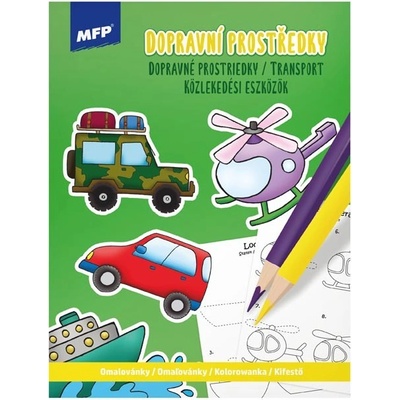 MFP Paper omalovánky A4 Dopravní prostředky 210x276mm/32 5301147