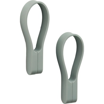 ZONE Сиво-зелена силиконова примка за кърпи 2 бр. Loop - Zone (34872)