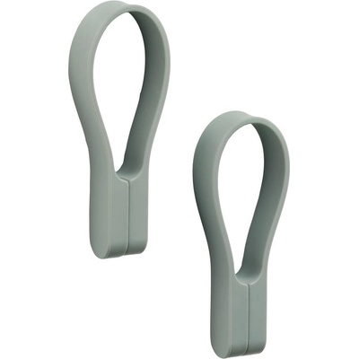 ZONE Сиво-зелена силиконова примка за кърпи 2 бр. Loop - Zone (34872)