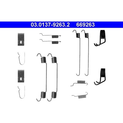 Sada príslużenstva brzdovej čeľuste ATE 03.0137-9263.2