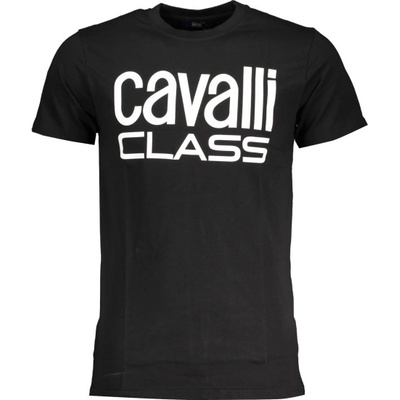 Cavalli class Мъжка тениска с къс ръкав cavalli class, Цвят Черен (qxt62qjd060_ne05051)