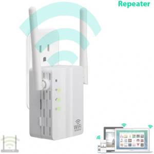  WiFi усилвател за безжичен интернет, WiFi Repeater до 300Mbps, Extender WiFi (WD-U)