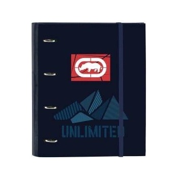 Eckō Unltd Папка с пръстени Eckō Unltd. Peaks Морско син (27 x 32 x 3.5 cm)