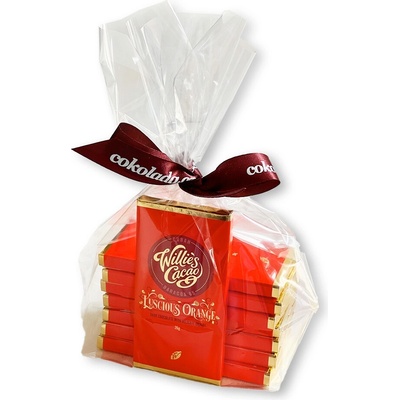 Willie's Cacao degustační sada čokolád V sadu s pomeranči 208 g
