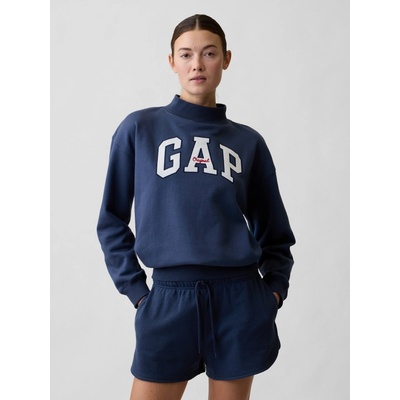 GAP Oversize mikina s logem Tmavě modrá