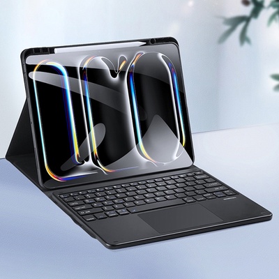 Apple DUX DUCIS кожен калъф с Bluetooth клавиатура и тъчпад за iPad Pro 13 2024