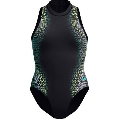 Speedo Дамски бански костюм Speedo Women's Printed Hydrasuit Swimsuit - Turquiose Gem - размер 34 (EU) (150-3685-0511)