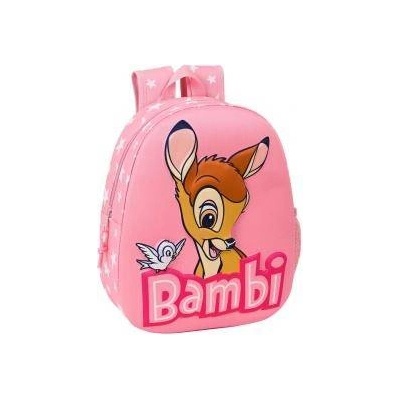 Disney 3D училищна чанта Disney Bambi Розов