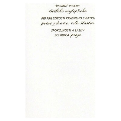 Pozdrav s textom STIVA_C (10-1054) otočný