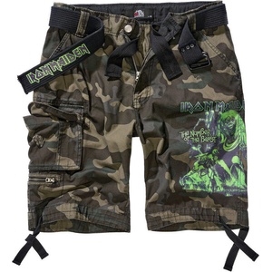 BRANDIT мъжки къси панталони Iron Maiden - NOTB 1 - BRANDIT - 61051-dark_camo