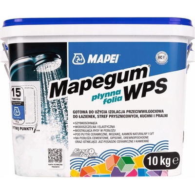 Hydroizolačná stierka tekutá Mapei Mapegum WPS 10 kg interiér do kúpeľne