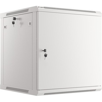 Lanberg Комуникационен шкаф Lanberg rack cabinet 19" wall-mount 12U/600x600 for self-assembly with metal door grey (flat pack) (WF01-6612-00S)