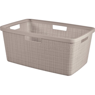 Curver Кафяво-сив пластмасов кош за пране 46 l Jute - Curver (263718)