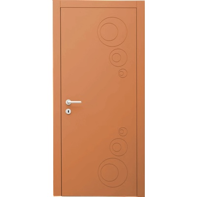 èkasa group Интериорна врата с каса EKASA INCONTRI IN-RIM 90x240х12 см, панти, магнитна брава, дърво, кехлибар (IN-RIM/AMBRA)