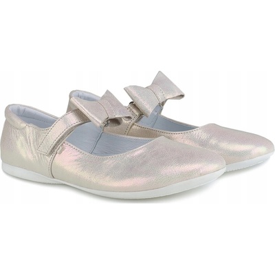 Emel e2703me kožená balerinka mašlička suchá zips