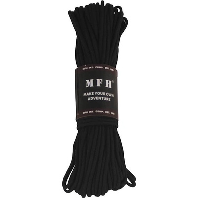 Paracord 30m čierny
