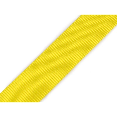 Prima-obchod Popruh polypropylenový šíře 38 mm tloušťka 2 mm, barva 5 žlutá