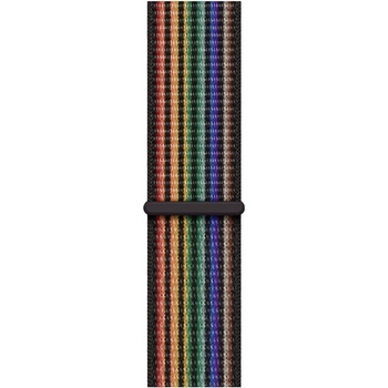 Apple Каишка Apple - Pride Edition Nike Sport Loop, Apple Watch, 45 mm, многоцветна (mn6n3zm/a)